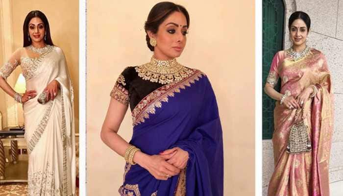 Remembering the Late Legend Sridevi: The queen of simplicity and chiffon  sarees