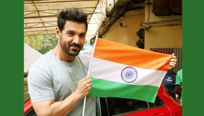 Batla House promotion: John Abraham poses with Indian flag ahead of Independence Day