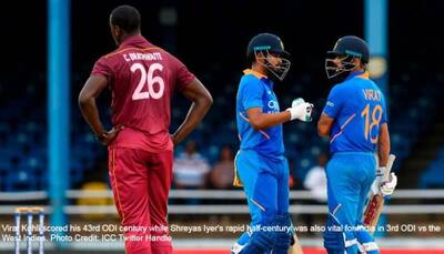 India win 3rd ODI vs West Indies riding on Virat Kohli and Shreyas Iyer's heroics, complete series whitewash