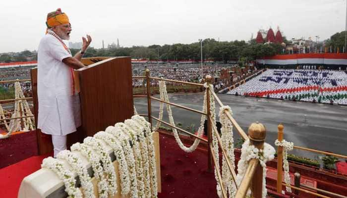 Economy, infrastructure, Article 370, population control, defence forces dominate PM Narendra Modi&#039;s Independence Day speech