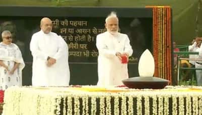 President Kovind, PM Modi, Amit Shah pay tribute to Atal Bihari Vajpayee at his memorial on first death anniversary