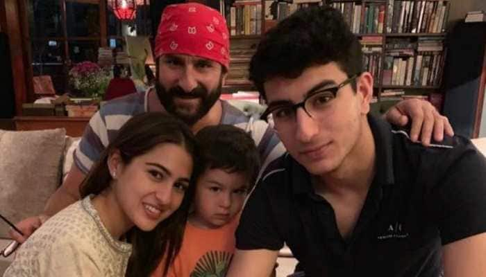 Taimur and Ibrahim also feature in Sara&#039;s birthday-special post for dad Saif Ali Khan