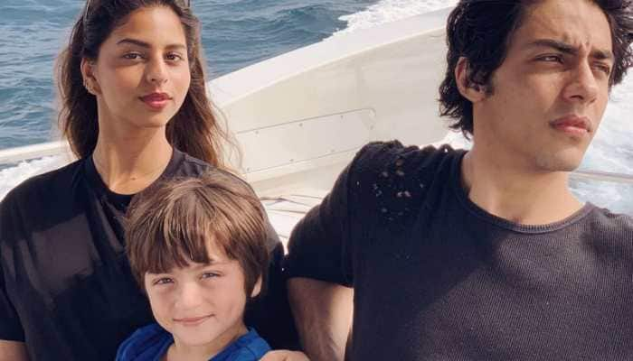 Missing Suhana Khan in Aryan and AbRam&#039;s Raksha Bandhan pics