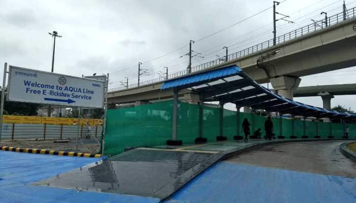 Walkway linking Blue Line, Aqua Line metro stations inaugurated
