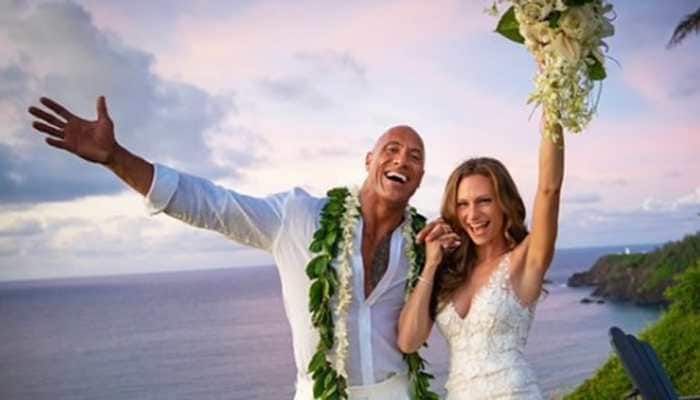 Dwayne Johnson marries longtime bae Lauren Hashian