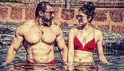 Pooja Batra and Nawab Shah trend for their pool pic - See here