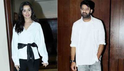 Prabhas, Shraddha Kapoor keep it casual as they step out to promote 'Saaho' — In Pics