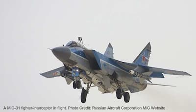 Two Russian MiG-31BM fighters conduct dogfight 20 km above earth in stratosphere