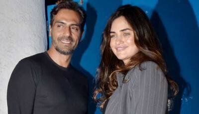 Inside Arjun Rampal and Gabriella Demetriades' night out in Mumbai 