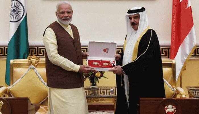 Bahrain honours PM Narendra Modi with King Hamad Order of Renaissance