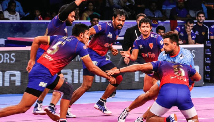 PKL 7: Naveen Kumar stars as Delhi beat UP Yoddha 36-27	