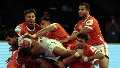 PKL 7: UP Yoddha pip struggling Puneri Paltan 35-30