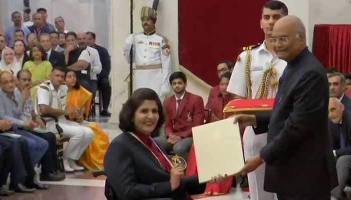 Deepa Malik conferred Khel Ratna, Bajrang Punia &amp; Ravindra Jadeja miss awards ceremony