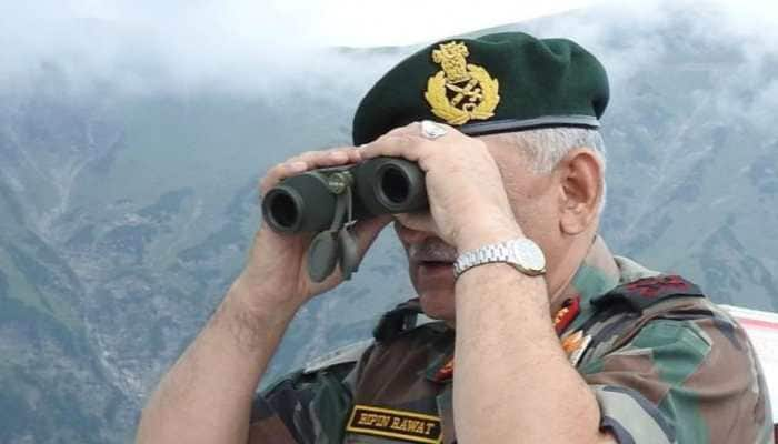 Army chief Bipin Rawat reviews operational preparedness along LoC