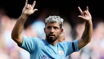 Kun Aguero at the double as Manchester City hit four in win over Brighton