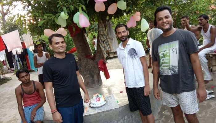 Party in jail: Murder convict Pintu Tiwari celebrates birthday with inmates in Bihar's Sitamarhi