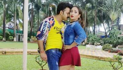 Rani Chatterjee shares a romantic picture with Pawan Singh from the sets of Boss