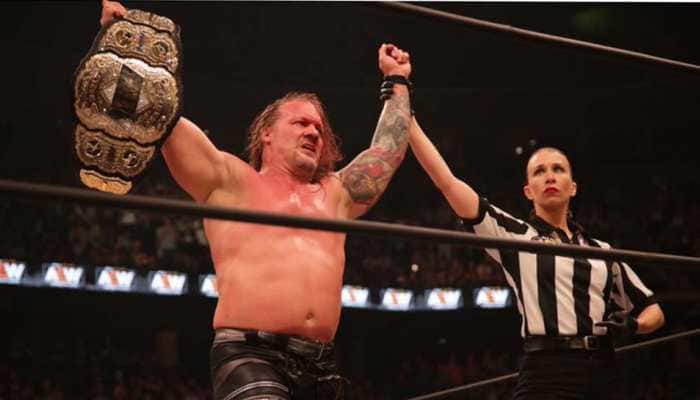 Wrestling legend Chris Jericho beats Adam Page to become first AEW world champion
