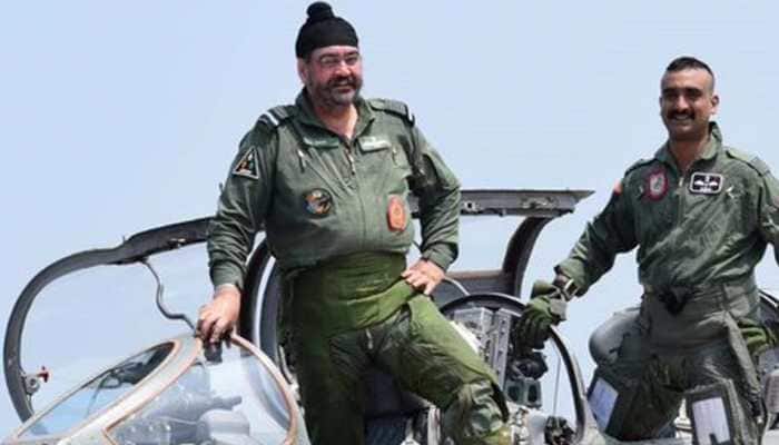IAF Wing Commander Abhinandan Varthaman flies MiG-21 with Air Chief Marshal BS Dhanoa a day before induction of AH-64E Apache Guardian helicopters at Pathankot 
