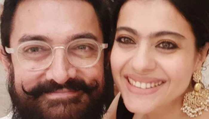 Fans get a 'Fanaa' moment as Aamir Khan-Kajol pose for a selfie- See pic