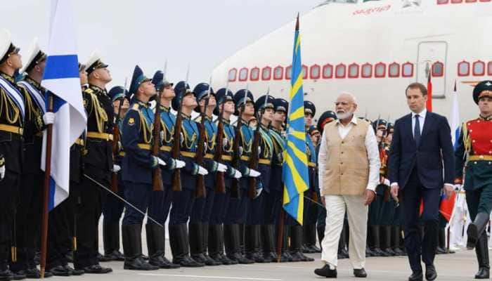 PM Narendra Modi reaches Vladivostok in Russia, to hold talks with President Vladimir Putin