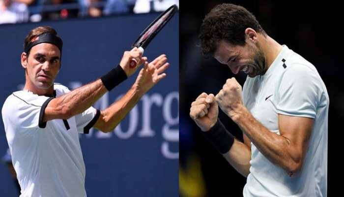 Roger Federer crashes out of US Open as Grigor Dimitrov books semis spot
