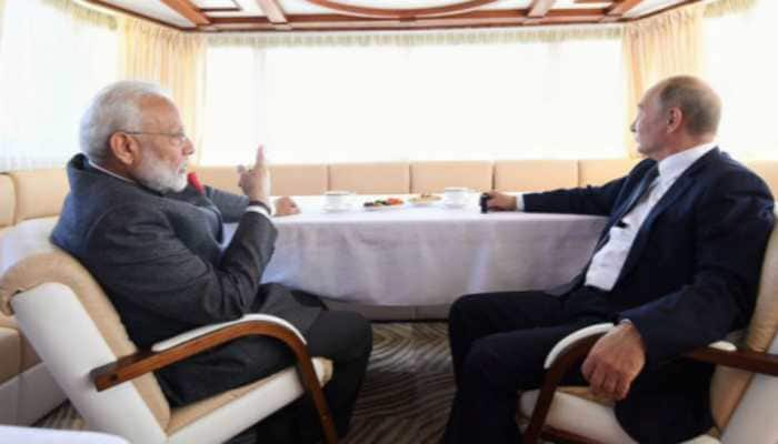 PM Modi, Vladimir Putin &#039;spend quality time together&#039; on ship before visiting Zvezda shipbuilding complex in Russia