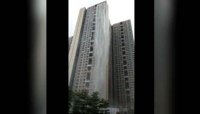 Cuffe Parade skyscraper in Mumbai turns into waterfall, video goes viral