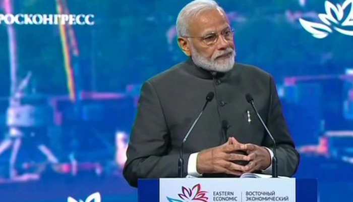 PM Narendra Modi announces $1billion line of credit for development of Russia&#039;s Far East region