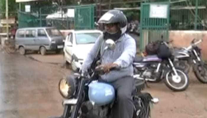 Vadodara man pastes all vehicle-related documents on helmet, pictures go viral