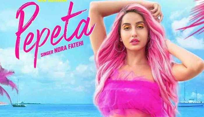 Nora Fatehi&#039;s striking pink hair and sizzling dance moves on a beach make &#039;Pepeta&#039; must-watch party song!