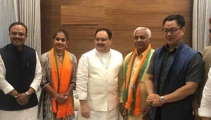 Haryana Police accepts Babita Phogat's resignation, wrestler likely to contest state elections from BJP ticket