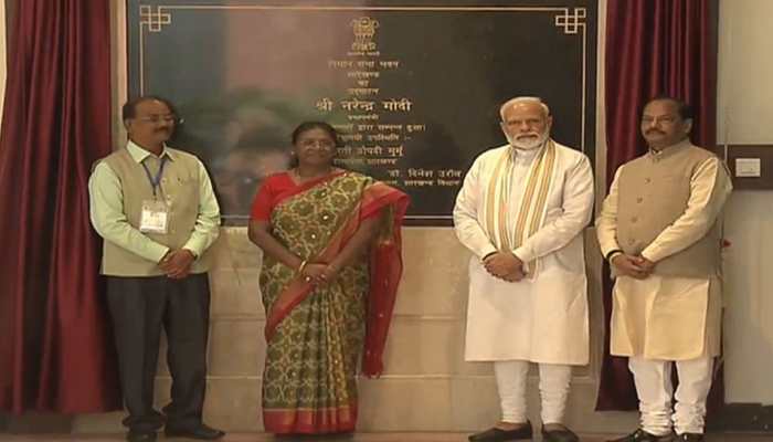PM Modi inaugurates New Jharkhand Vidhan Sabha building in Ranchi PM Modi inaugurates New Jharkhand Vidhan Sabha building in Ranchi