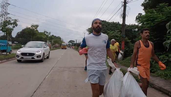 ‘Plogging’ 50 Indian cities in 50 days; a movement for a cleaner India