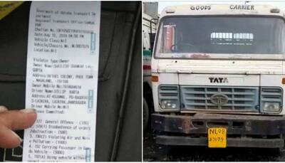 Truck owner fined Rs 6.53 lakh for violating traffic rules in Odisha