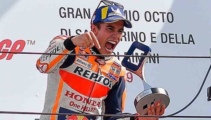 Honda`s Marc Marquez extends MotoGP lead with San Marino win