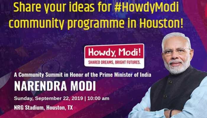 Howdy Modi – PM Modi invites your thoughts and ideas for Houston event