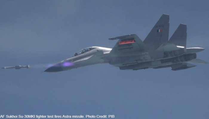 IAF Sukhoi Su-30MKI successfully test-fires Astra BVR Air-to-Air missile developed by DRDO