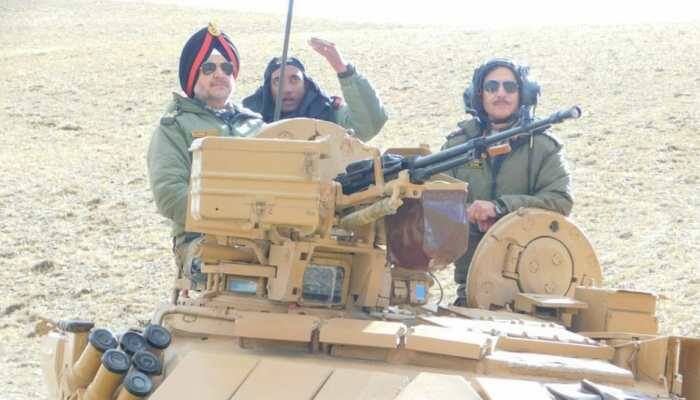 Indian Army conducts exercise in Eastern Ladakh, Northern Commander Lieutenant General Ranbir Singh praises troops