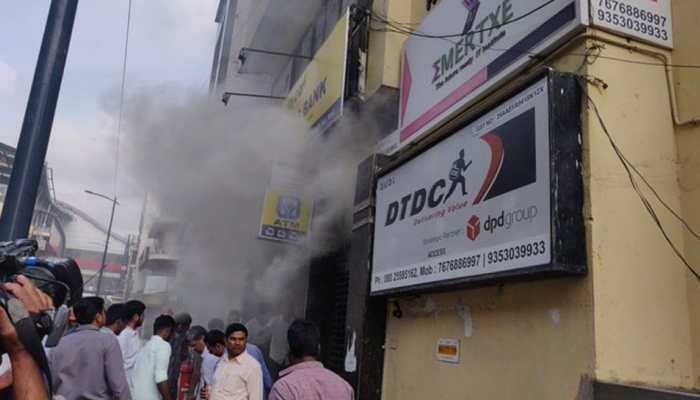Fire breaks out at UCO Bank in Bengaluru, several feared trapped
