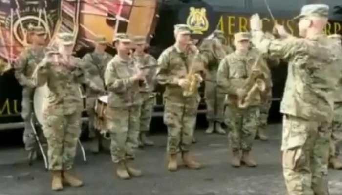 Watch: US Army band plays &#039;Jana Gana Mana&#039; for Indian soldiers on last day of joint exercise