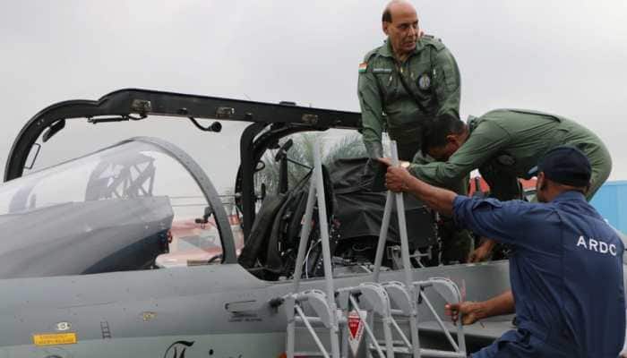 Exhilarating, amazing, says Rajnath Singh after flying in LCA Tejas