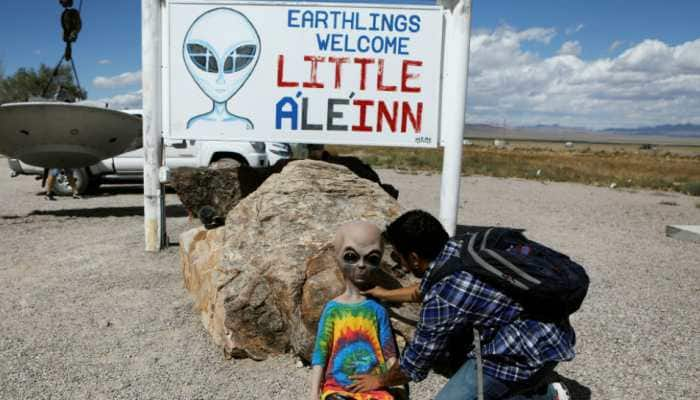 &#039;Storm&#039; Area 51: Alien enthusiasts descend on Nevada desert near secretive US base