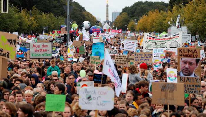 'Save our future': Students worldwide hit streets demanding action to avert climate catastrophe