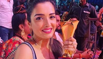 Bhojpuri Cine Awards 2019: Aamrapali Dubey wins best actress trophy—Pic