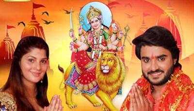Sapna Gill and Pradeep Pandey Chintu team up for a devotional song—Pics