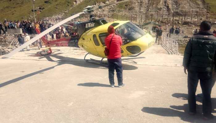 Private helicopter crashes during take-off from Kedarnath helipad, all passengers safe