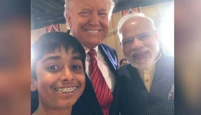 &#039;Most powerful selfie&#039;: Twitter on PM Modi, Donald Trump&#039;s viral selfie with boy at Howdy, Modi! event