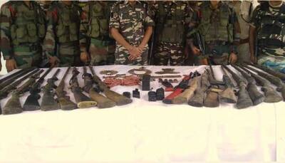 Huge cache of arms, ammunition and explosives recovered in Assam