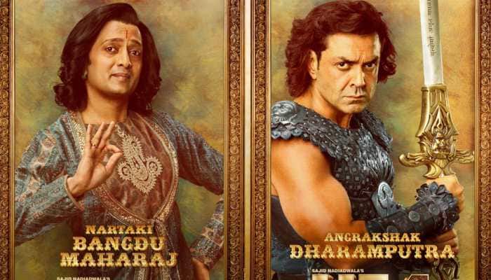 Housefull 4: Riteish Deshmukh and Bobby Deol&#039;s first look posters out—Pics